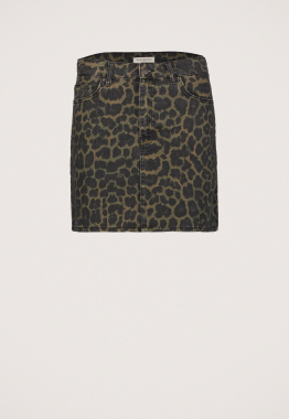 Fauve Leopard Skirt